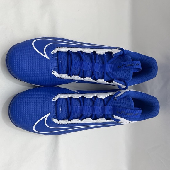 Nike Vapor Edge Shark 2  Football Cleats DH5088-400 Blue White Mens size 11.5